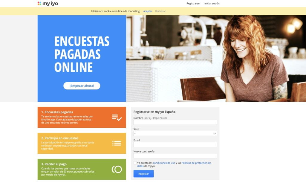 Miyo pantalla principal
