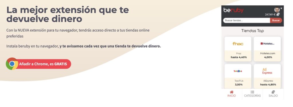 Extensión de navegador de Beruby